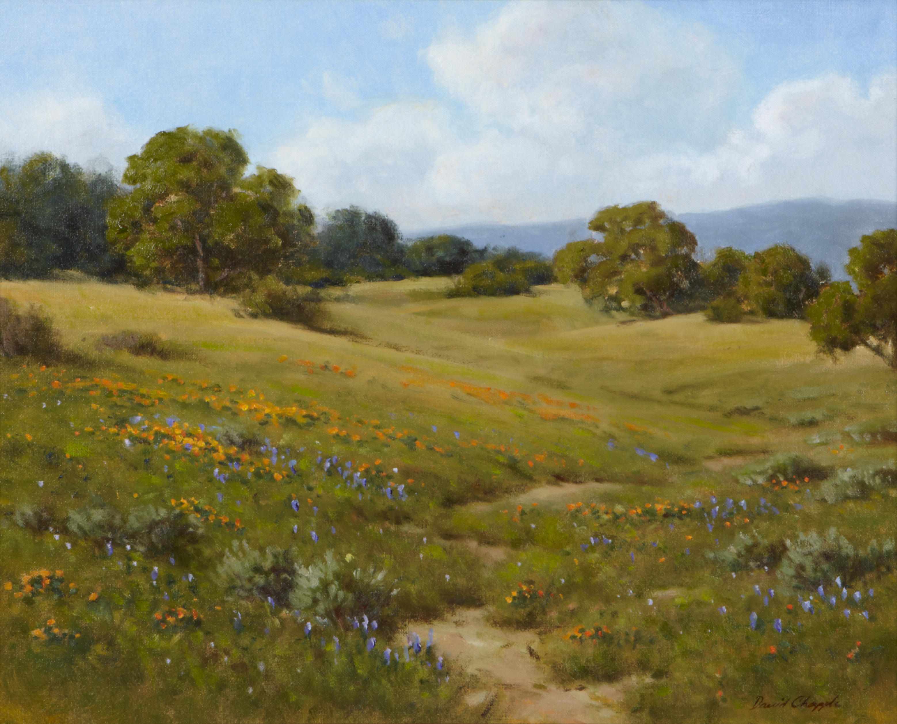 Appraisal: David Chapple American born Signs of Spring signed 'David Chapple'