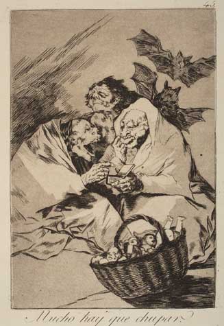 Appraisal: FRANCISCO JOS DE GOYA Group of aquatints with etching Todos