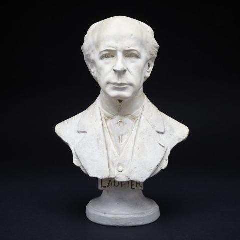 Appraisal: Alfred Lalibert Canadian - BUST OF SIR WILFRID LAURIER plaster