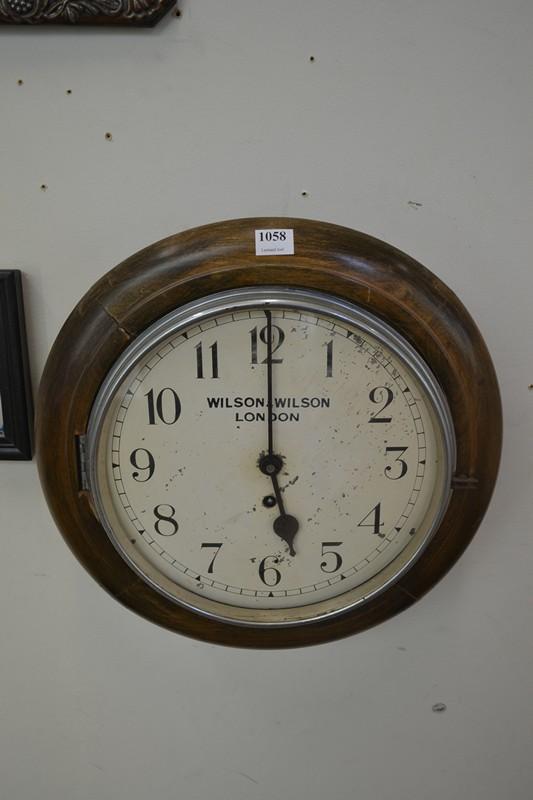 Appraisal: WILSON WILSON LONDON RAILWAY CLOCK KEY WITH STAFF