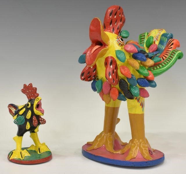 Appraisal: lot of Mexican Folk Art sculptures each in the form