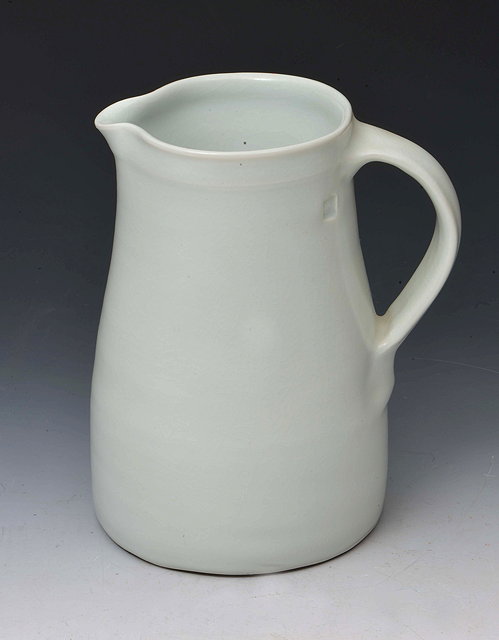 Appraisal: Edmund de Waal British b Jug celadonimpressed potter's seal cm