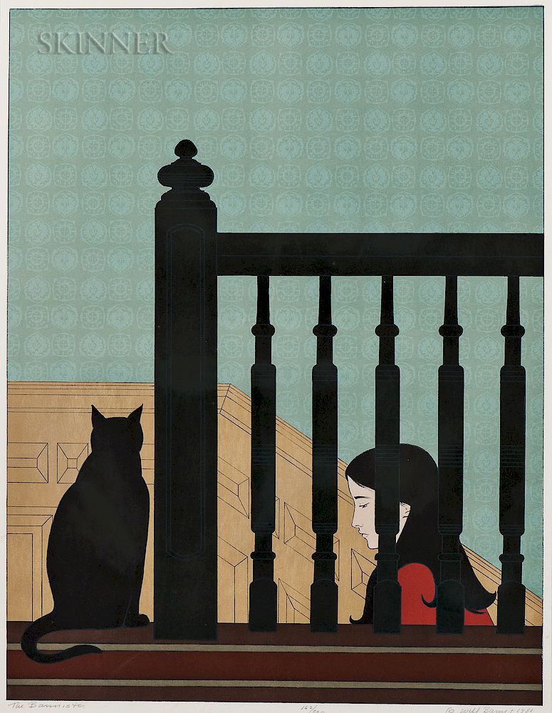 Appraisal: Will Barnet American - The Bannister Will Barnet American -