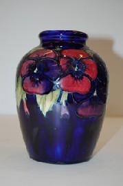 Appraisal: MOORCROFT PANSY VASE