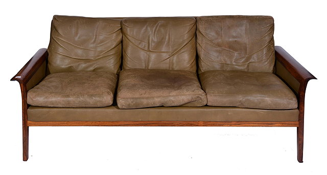 Appraisal: Hans Olsen Danish - for Vatne MoblerThree piece lounge suite