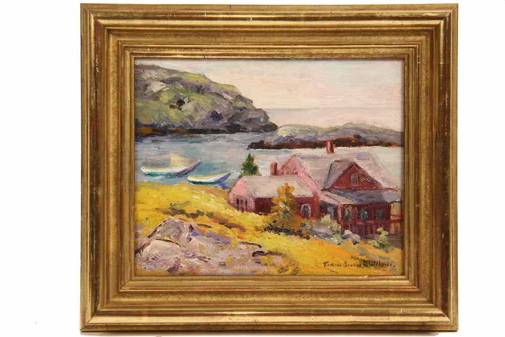 Appraisal: OOB - 'The Red House' by Florence Brooks Whitehouse ME