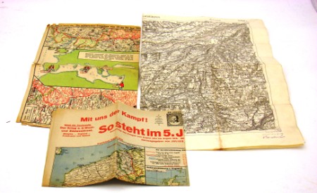 Appraisal: German WWI period maps