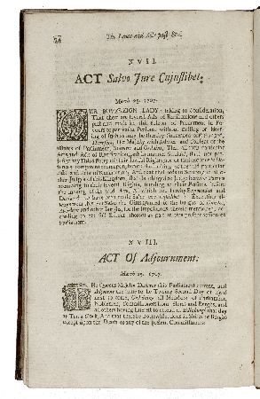 Appraisal: Scotland A complete set of the original Laws and acts