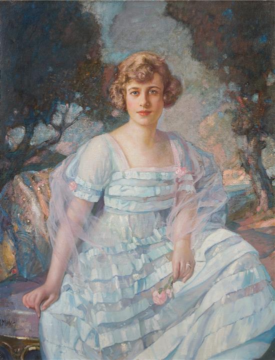 Appraisal: Sale Lot Richard Edward Miller American - Portrait of a