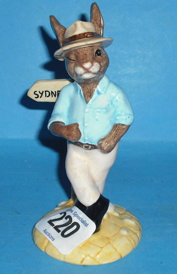 Appraisal: Royal Doulton Bunnykins Figure Sydney Bunnykins DB Australian Limited Edition