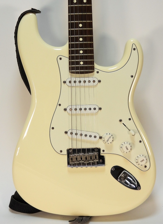 Appraisal: AMERICAN FENDER STRATOCASTER ELECTRIC GUITAR United States Circa May Olympic