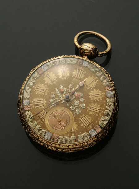 Appraisal: Gentleman's -Karat Tri-Colored-Gold Key-Wind Open Face Pocket Watch Robert Roskell