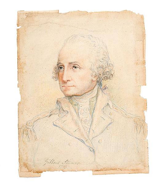 Appraisal: GILBERT STUART PORTRAIT OF GEORGE WASHINGTON BY THE FORGER FERDINAND