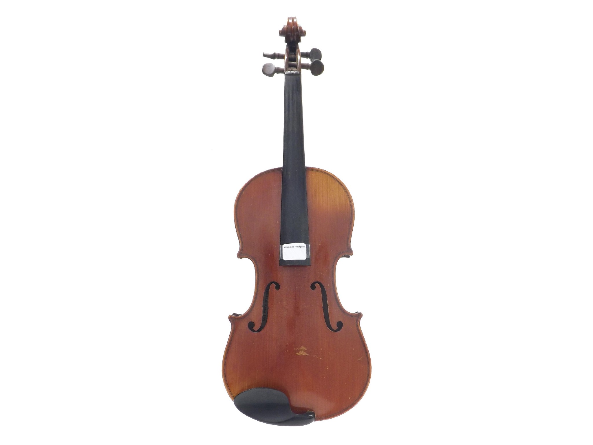 Appraisal: French Stradivari copy violin cm