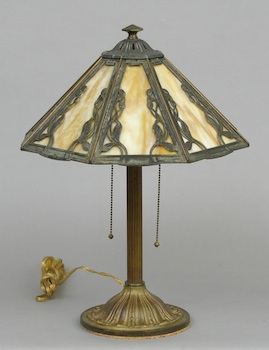 Appraisal: A Bradley Hubbard Electric Lamp A fine Bradley Hubbard electric