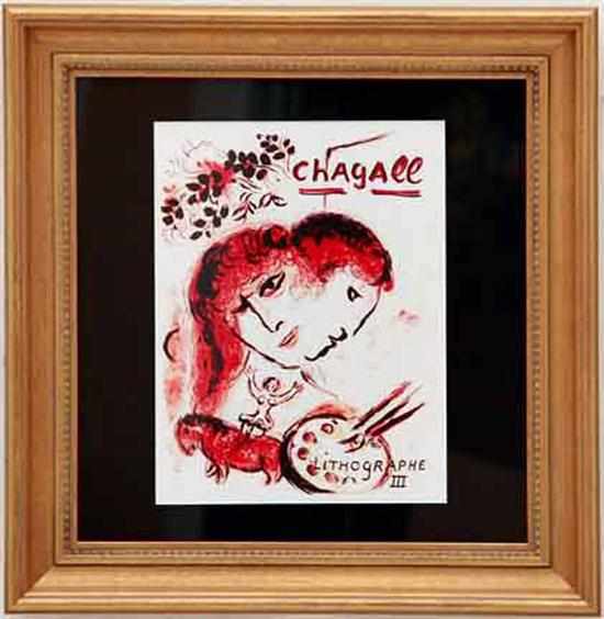 Appraisal: Marc Chagall after French Russian - LITHOGRAPHIE III cover illustration