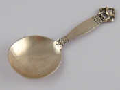 Appraisal: Georg Jensen A Danish silver caddy spoon Acorn pattern marked