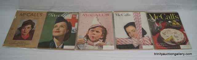 Appraisal: Vintage McCall's 's- 's MagazinesIncludes the following dates October February