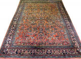 Appraisal: HAMEDAN PERSIAN RUG C HAMEDAN PERSIAN RUG C ' X