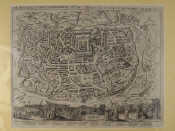 Appraisal: A print of an early plan of Jerusalem with Dutch