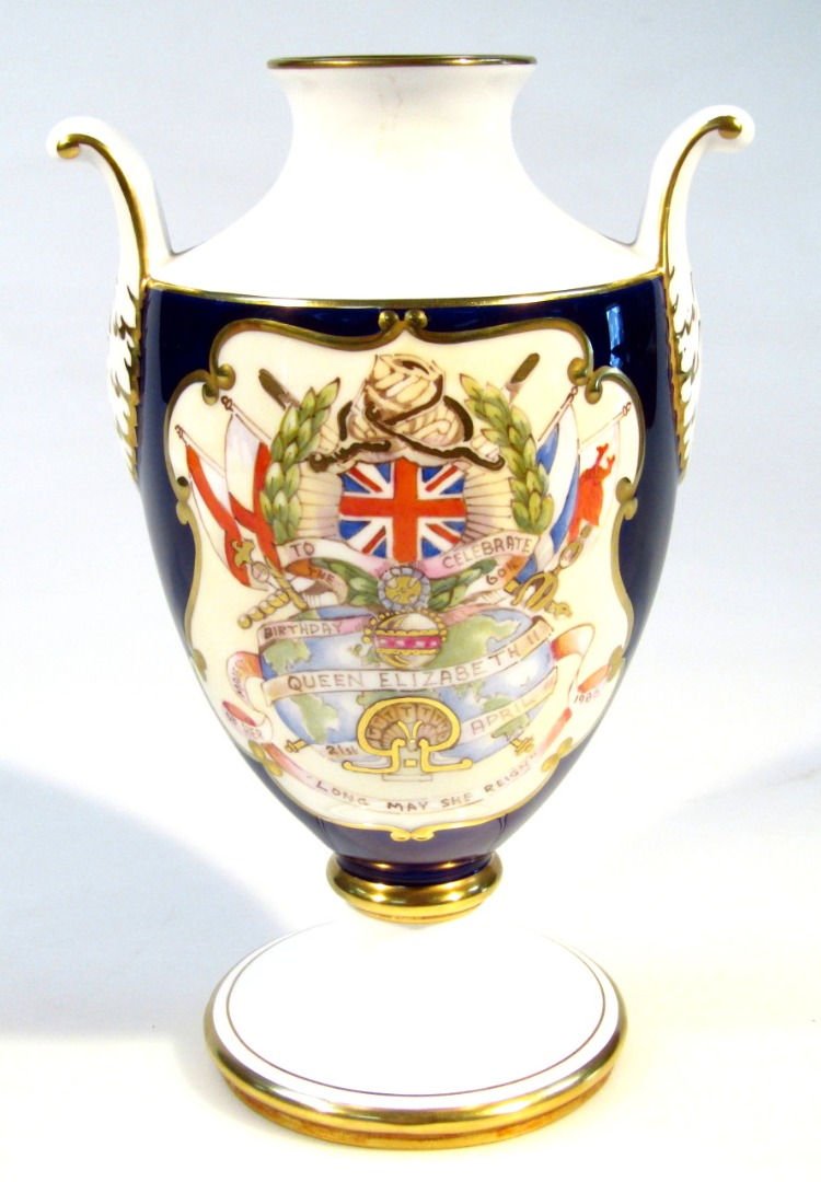 Appraisal: A limited edition bone china Caverswall Queen Elizabeth II th