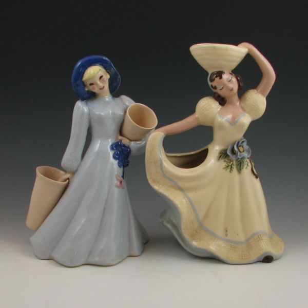 Appraisal: Two Hedi Schoop women figures Both signed Hedi Schoop Each