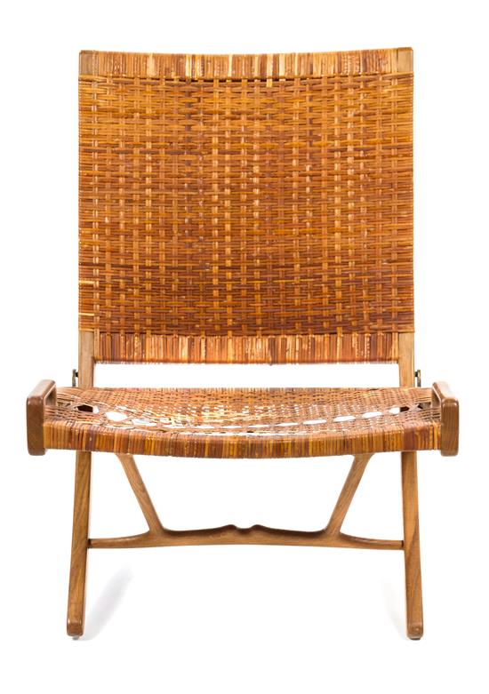 Appraisal: Sale Lot A Hans Wegner Walnut Side Chair circa with