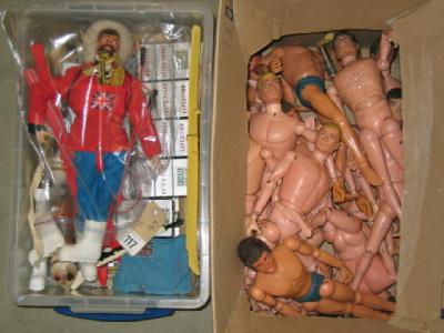 Appraisal: Approximately fifteen various Action Man dolls and another complete with