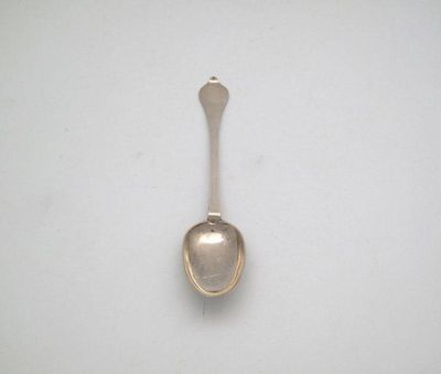 Appraisal: A silver dog-nose spoon marked three times with maker's mark