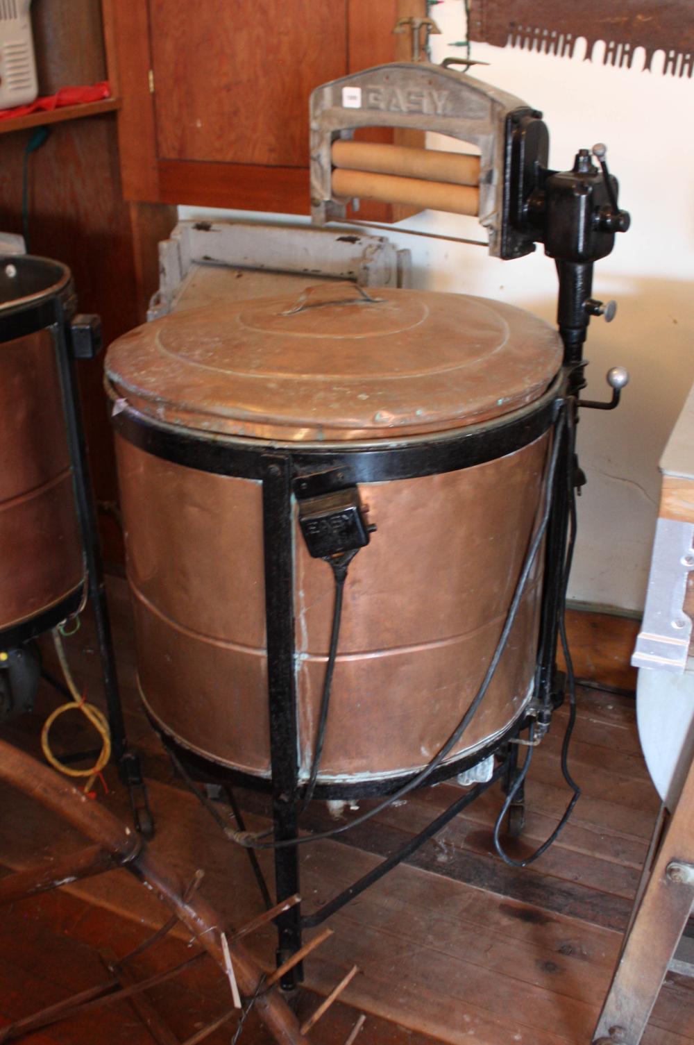 Appraisal: VINTAGE 'EASY' ELECTRIC COPPER AND CAST IRON WASHING MACHINE Syracuse