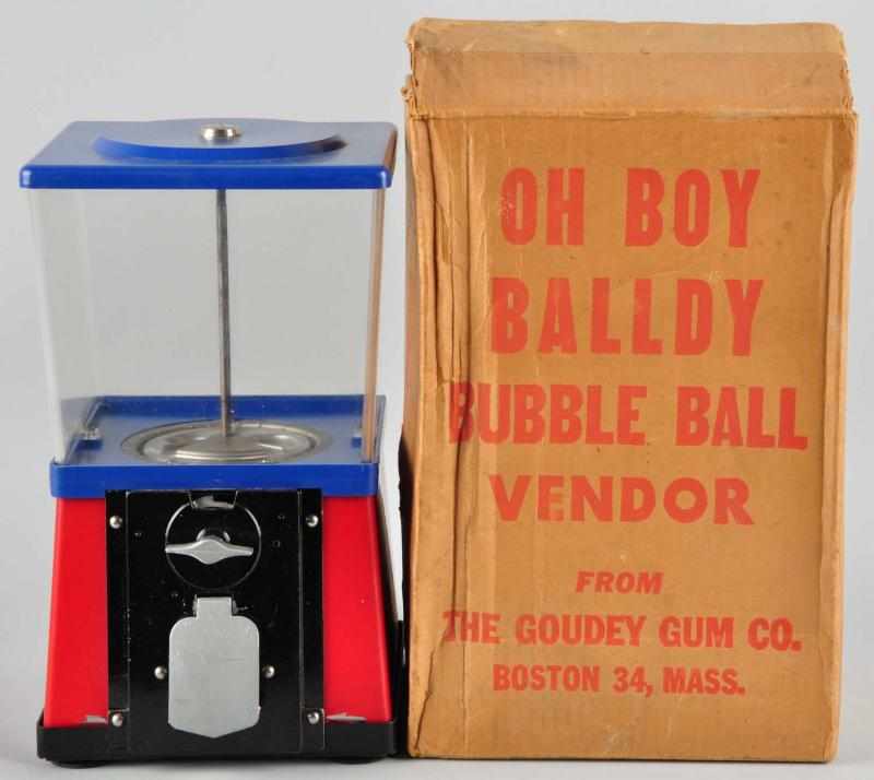 Appraisal: Oh Boy Balldy Bubble Ball Vendor Gum Machine Description Made