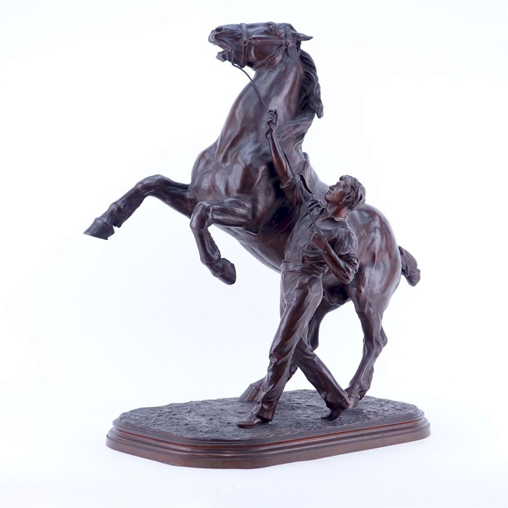 Appraisal: Isidore Bonheur Bronze Isidore Jules Bonheur French - Bronze Sculpture