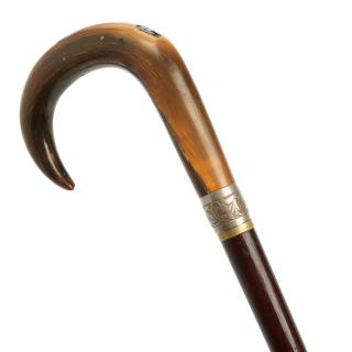 Appraisal: Antique Gentleman's single shot gun cane Antique Gentleman's single shot