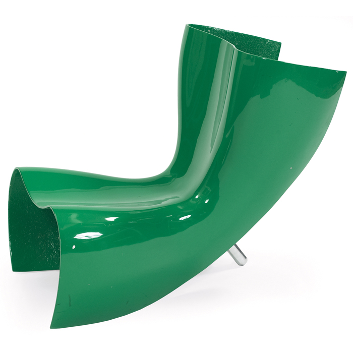 Appraisal: Marc Newson Felt chair by Cappellini c reinforced fiberglass with