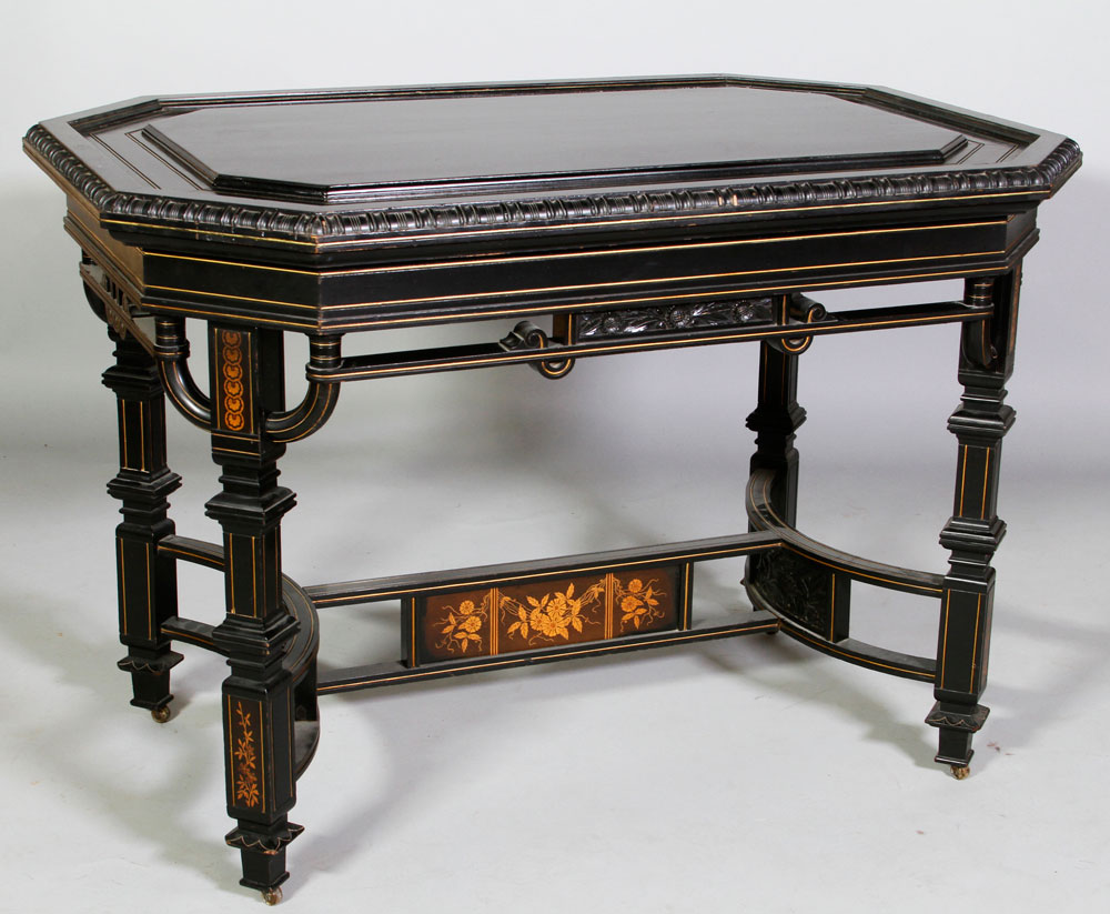 Appraisal: - th C Herter Brothers Occasional Table th century Herter