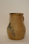 Appraisal: BATTER PITCHER - Stoneware batter pitcher pinched pour spout with