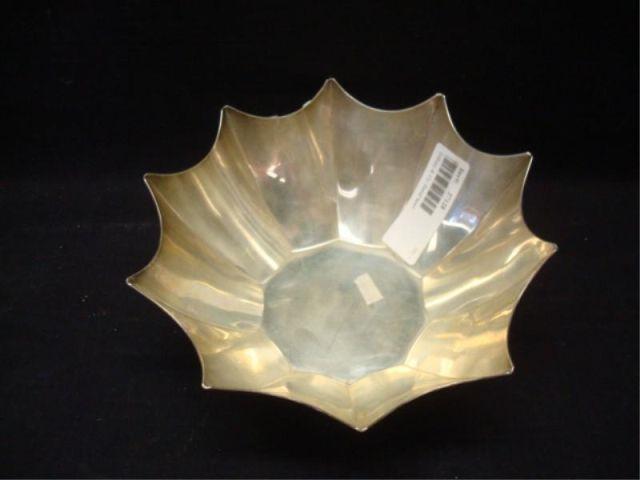 Appraisal: TIFFANY Sterling Fluted Bowl From a Westchester estate