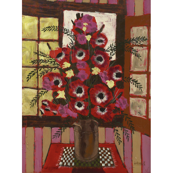 Appraisal: Lee Reynolds Bouquet c oil on canvas