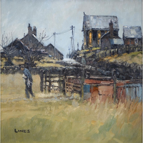 Appraisal: John Lines - - Good Sheepard Lleyn Peninsula signed inscribed