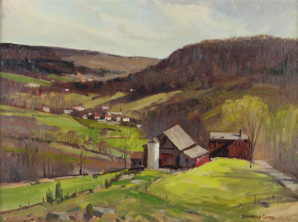 Appraisal: BERNARD COREY AMERICAN - VERMONT Oil on canvasboard x in