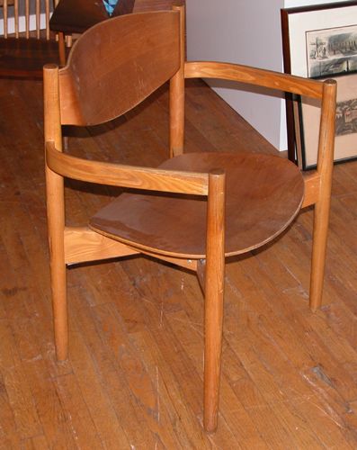 Appraisal: General Purpose Chair Wood Risom Jens x x inches In