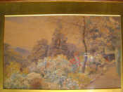 Appraisal: George Samuel Elgood British - 'The Garden Path' Signed bottom