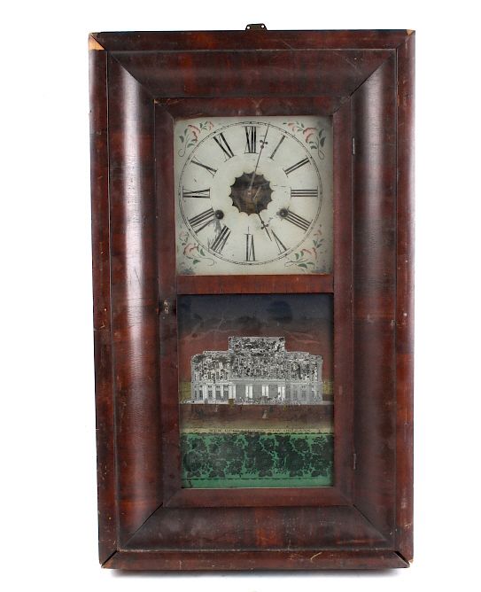 Appraisal: Early E N Welch Mantel Ogee Hour Clock This is