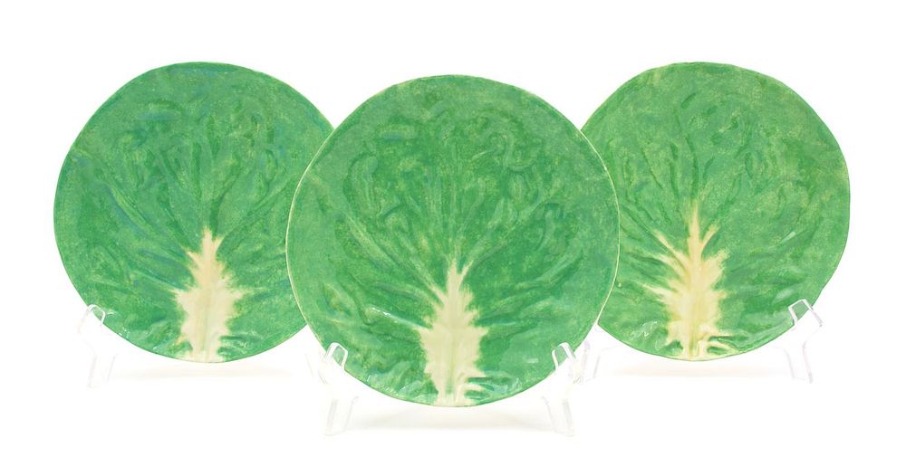 Appraisal: A Set of Twelve Dodie Thayer Lettuceware Salad Plates Diameter