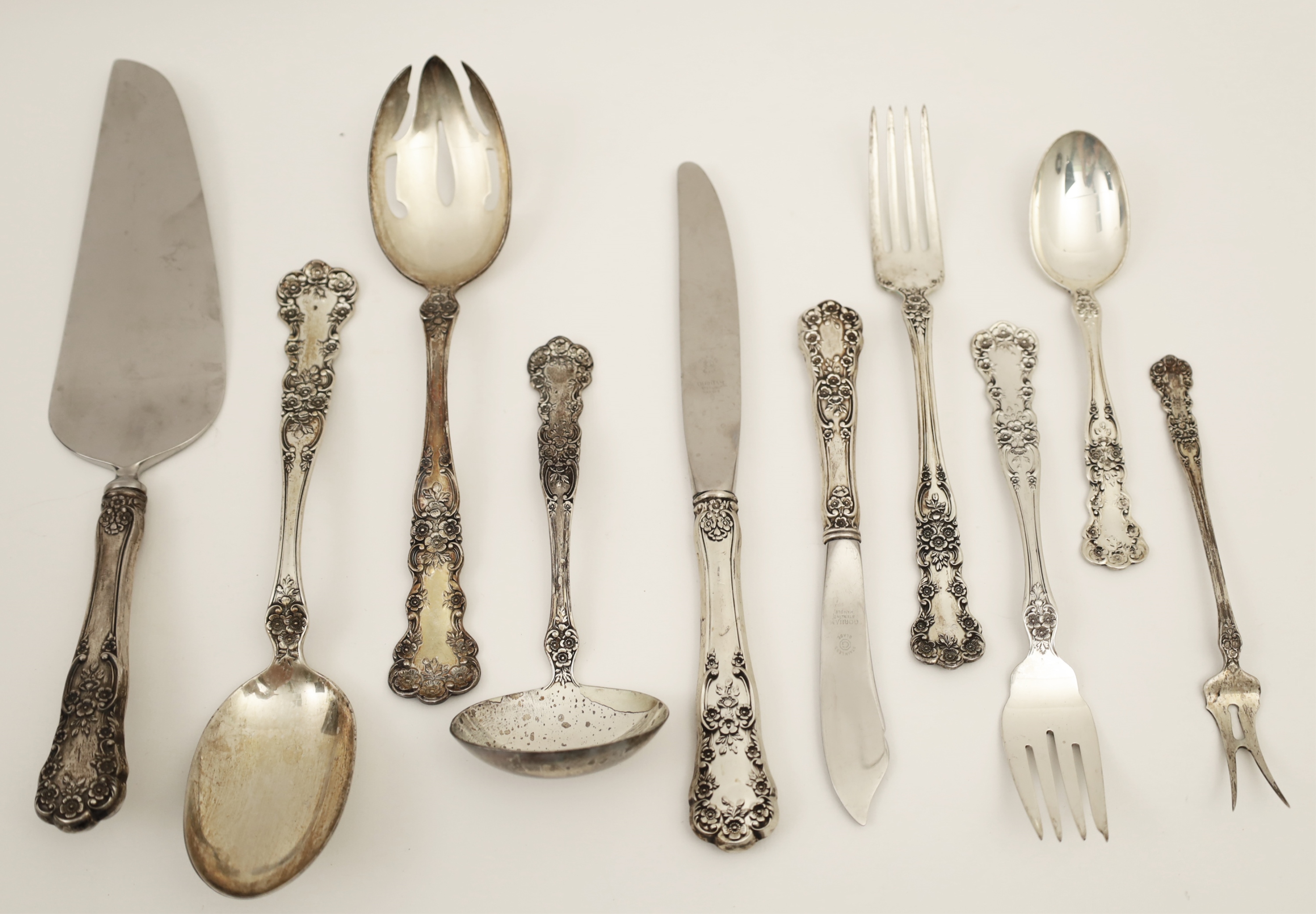 Appraisal: PC GORHAM BUTTERCUP STERLING FLATWARE SERVICE pc Gorham Buttercup sterling