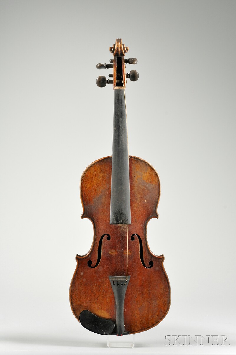 Appraisal: Child's German Violin Lowendal Workshop c length of back mm