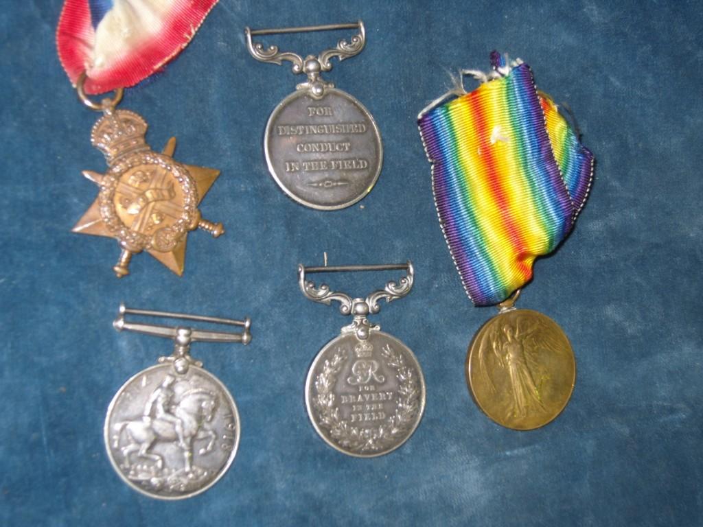 Appraisal: A WWI War Medal Victory Medal and Star awarded to