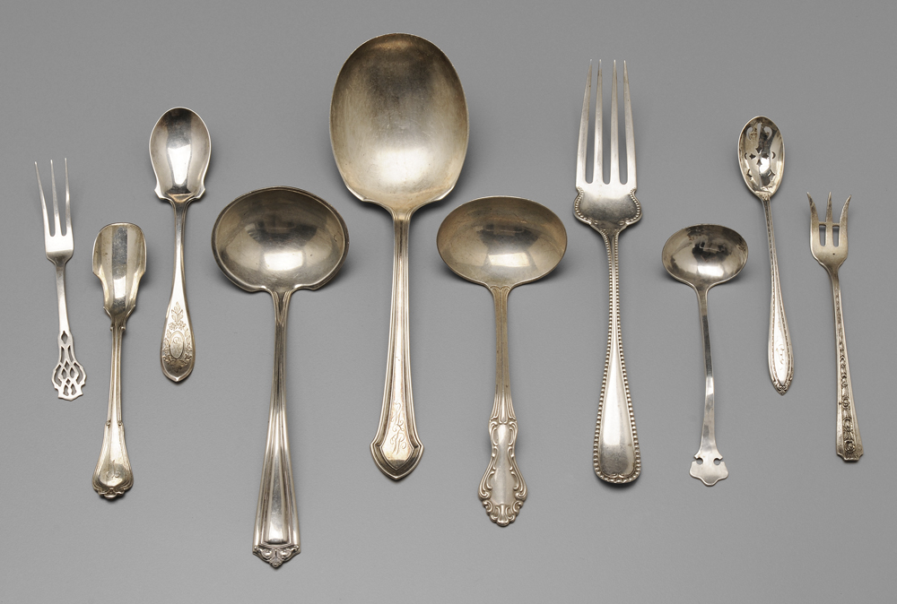 Appraisal: Assorted Sterling Flatware American th century Frank Smith American Chippendale