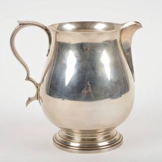 Appraisal: Tiffany Co sterling silver water pitcher th c no -