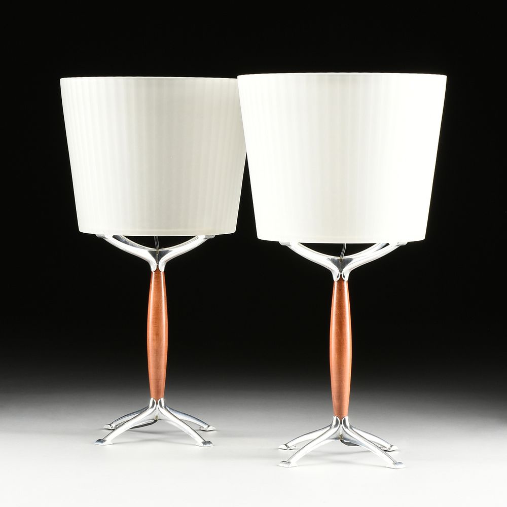 Appraisal: A PAIR OF ORIONE TABLE LAMPS RODOLFO DORDONI FOR ARTEMIDE